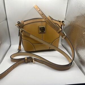 Dooney & Bourke Tan Leather Crossbody Bag